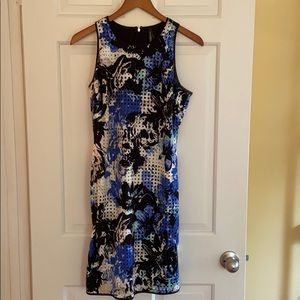 Andrew Marc floral scuba dress